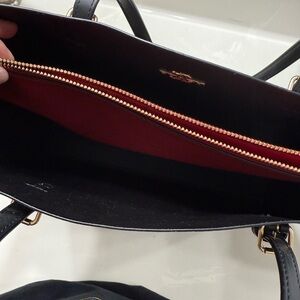 Elegant Black Leather Handbag